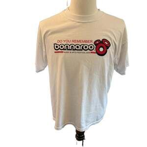 Vintage Bonnaroo 2005 Music & Arts Festival T-Shirt White Y2K Large